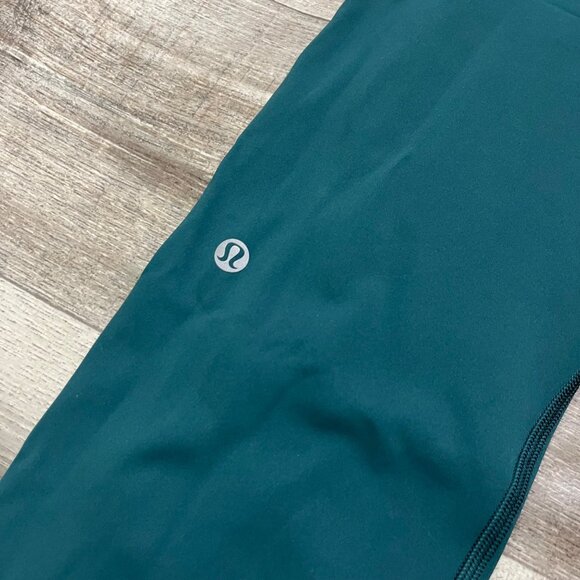 Lululemon Athletic Fast & Free HR Tight Yoga Pants Green Jasper NWT Size 14 - Picture 6 of 8